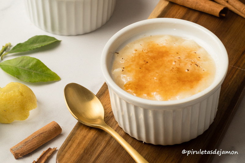 Arroz con leche cremoso