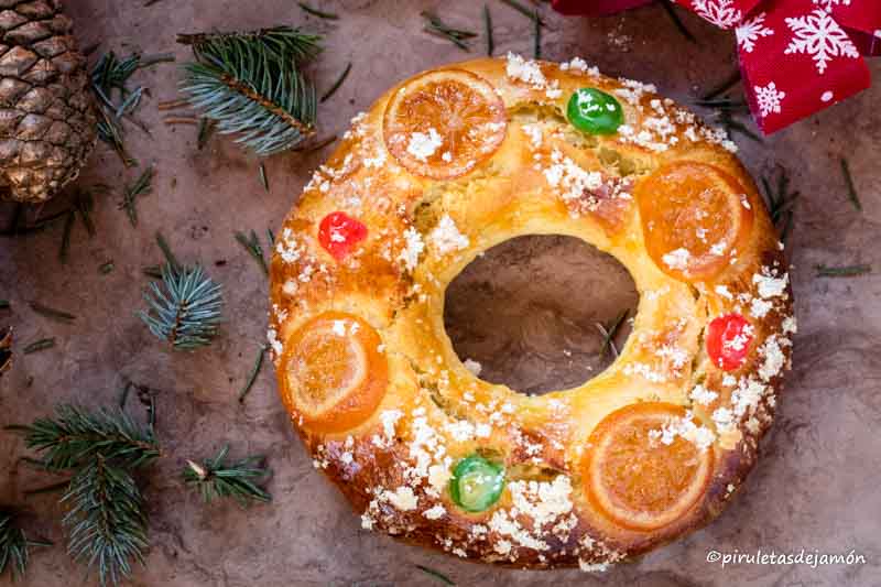 Roscón de Reyes |Piruletas de jamón - Blog de cocina