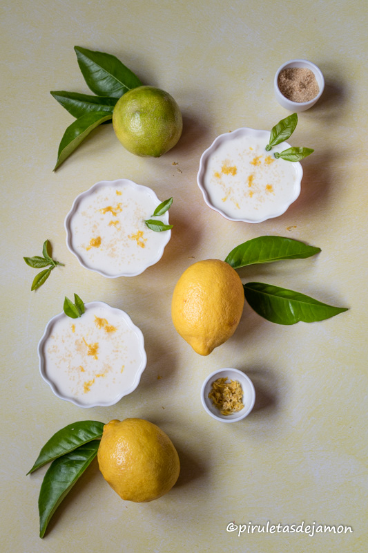 Crema de limón | Piruletas de jamón - Blog de cocina
