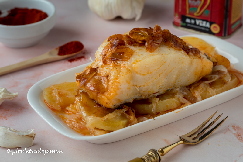 Bacalao al horno | Piruletas de jamón - Blog de cocina