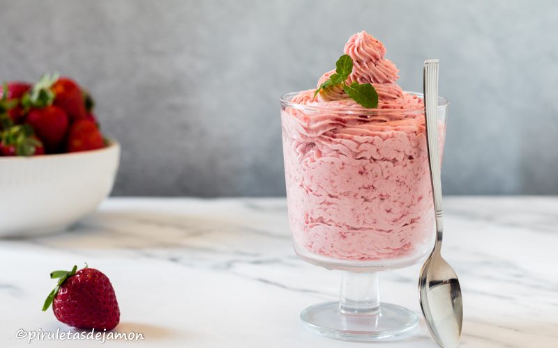 Crema de fresas