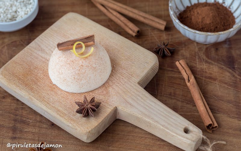 Mousse de arroz con leche