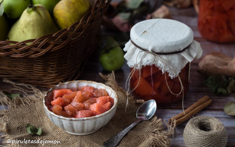 Compota de manzana y membrillo
